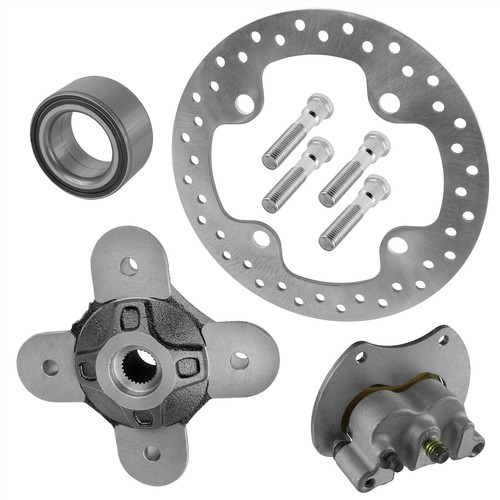 Rear Left Brake Caliper & Disc w/ Wheel hub For Polaris RZR XP 1000 2014-2017 - Picture 9 of 10