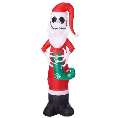 The Nightmare Before Christmas 5 5 Jack Skellington As Santa Yard