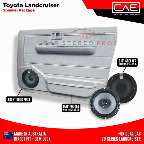 Premium MDF Door Speaker Pods Fit for 70/75/76/78/79 Series Landcruiser - Picture 25 of 42