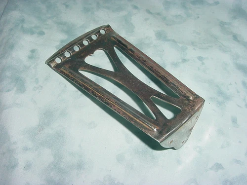 Vintage 30s-50s HEART TRAPEZE Guitar Tailpiece-Harmony Kay Regal Stella Natl