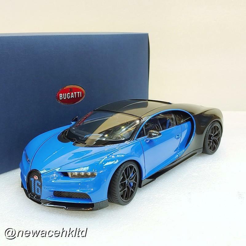 BUGATTI CHIRON SPORT 2019 (FRENCH RACING BLUE/CARBON