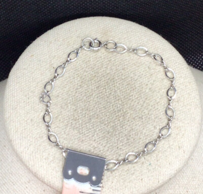 アクセサリー silver 925 vintage chain bracelet Vintage Sterling Silver 925 Men's Women's Chain Bracelet