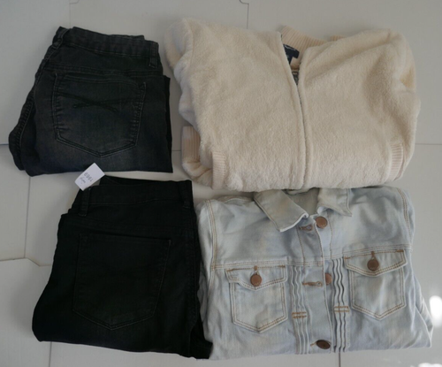 GAP KIDS  Clothing Lot Girls Size XL Kids 2 black jeans 2 jackets - Picture 1 of 10