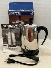Farberware Millennium Superfast Automatic 2-8 Cup Electric SS Percolator FCP280