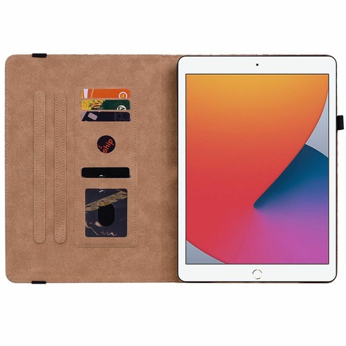 Para Apple iPad 10.2 7. / 8. / 9. Funda de cuero artificial verde Gen para tablet - Imagen 3 de 7