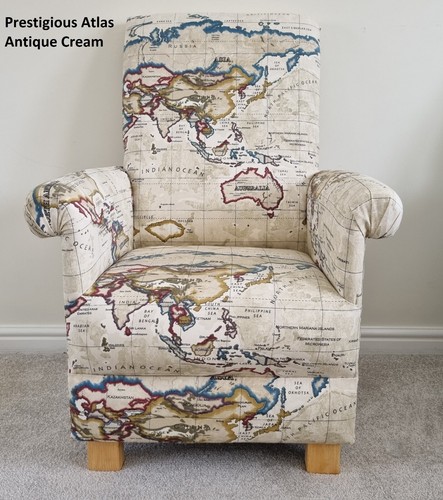 British Made Adult Chair Accent Armchair Prestigious Fryetts Fabrics Nursery New - Picture 27 of 82