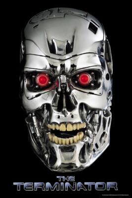 The Terminator Official Cyborg Skull Action Movie Art Print Poster 16x24