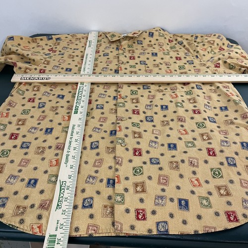 Banana Republic Hemd Herren XL Safari Travel Geometric Kurzarm (567) - Bild 7 von 9