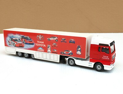 うえだかずや　Majorette Majorette Man TGX Red Trailer Toyota Corolla Racing