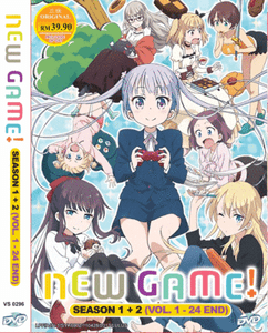 New Game Season 1 2 Vol 1 24 End Dvd Anime English Subtitle Region All Ebay