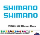 2 X SHIMANO Fishing Sticker Decal 200mm wide popular Boat Ute