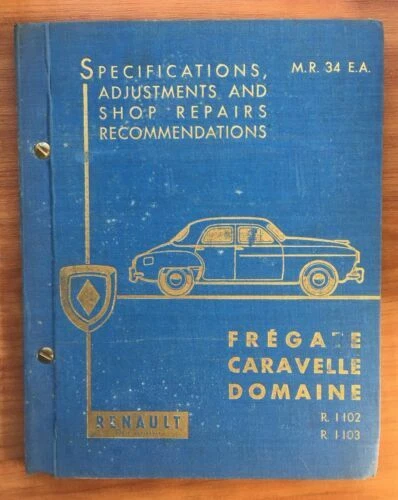 Renault Master Workshop Car Manuals & Literature