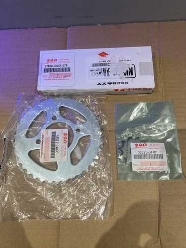 Suzuki LT50,lt50 1984-2003) original OEM Ketten- und Kettenradsatz, komplett