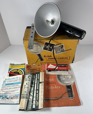 Vintage Kodak Flasholder With Box  Standard Bracket  Manual Untested