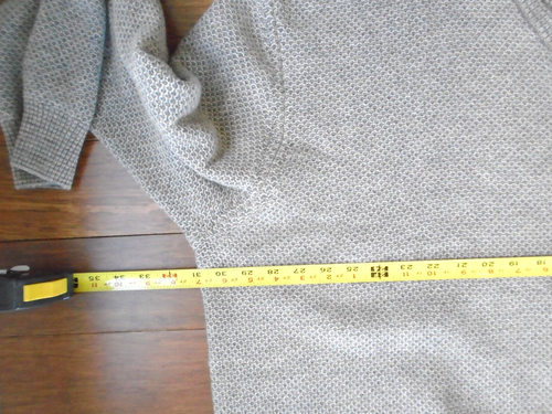 Maglione uomo Joseph Abboud taglia 4X misto lana testurizzato waffle pull over - Foto 7 di 7