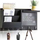 Key Holder for Wall - Mail Holder Organizer Wall Mount with Shelf - Hanging Key