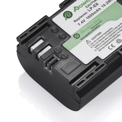 LP-E6 Battery For Canon EOS 80D 6D 7D 70D 60D 5D Mark II III & Dual USB Charger - Picture 12 of 22