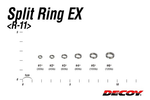 Anello Split Decoy EX-Extra Forte R-11 **VENDITORE STATUNITENSE** Combina Spedizione Veloce - Foto 7 di 9