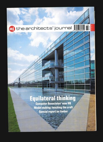 Architects Journal Magazine Back Issues 2000 - 2008 culture, housing, climate - Picture 32 of 212