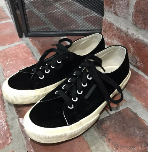 Superga The Man Repeller X Superga Black Velvet Cl