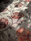 Pair Of scatter box Floral Eyelet curtains 90”w 70” D
