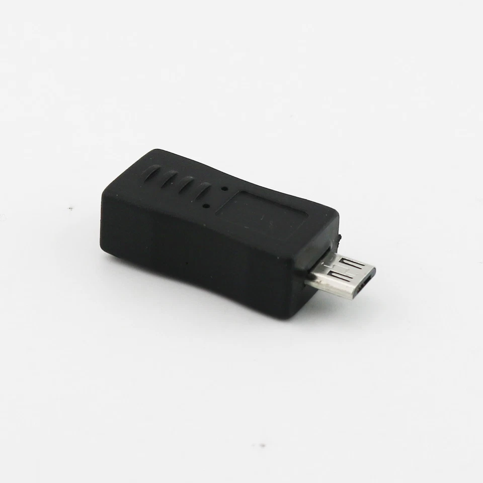 1pc USB Micro 5 Pin Male To Mini 5 Pin Female Jack Converter Adapter Straight - Image 2 of 4