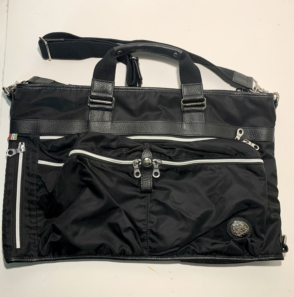 Orobianco Large Nylon Bag Tessuti & Pelli De Prestigio Made Orobianco Large Nylon Bag Tessuti & Pelli De Prestigio Made
