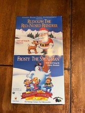 Rudolph & Frosty The Snow Man (VHS 1996) Christmas Classic Series 2 Tape Set