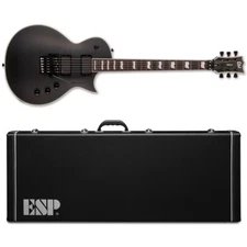ESP LTD EC-1000FR Black Satin Electric Guitar EC-1000 FR + ESP Hard Case - New