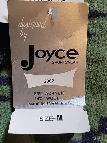 Neu aus altem Lagerbestand Vintage 80er Jahre neu mit Etikett Joyce ~ Wollmischung Pullover Sweater ~ RAD! - Bild 7 von 11