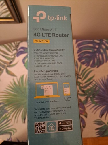 TP-LINK TL-MR150 300Mbps 4G LTE Wireless Router - Nero - Foto 4 di 4