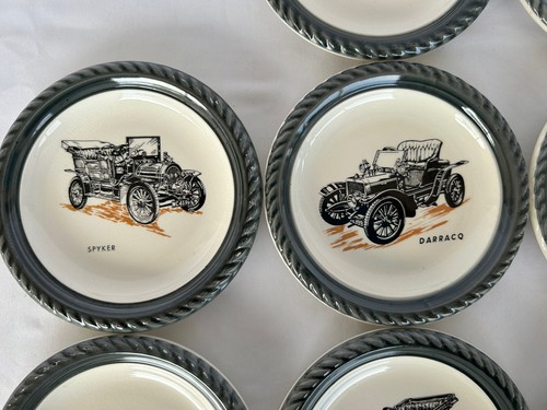 Wade England Veteran Cars 5” Plates Set Of Ten - Picture 3 of 12