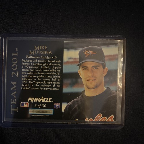 MIKE MUSSINA TEAM 2001 Pinnacle #3 OF 30 - Picture 2 of 2
