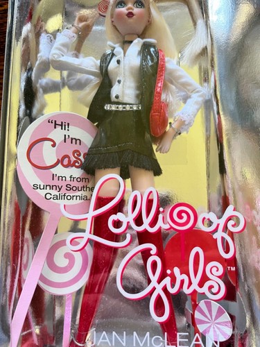 "Cassie" Californie, États-Unis sucette fille Jan McLean Designs neuf dans sa boîte cuir rouge - Photo 3/6