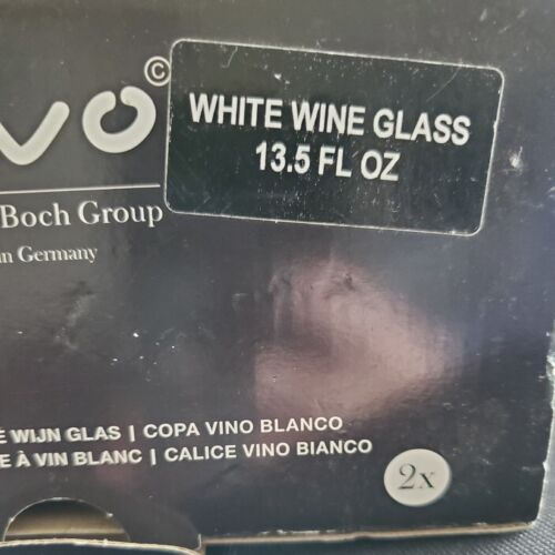 Vivo Villeroy & Boch Tall Drink White Wine Short Drinking Glass Lot New In Box - Picture 2 of 7