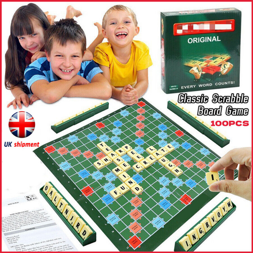 Original Scrabble Board Game Family Kids Adults Educational Toys Puzzle Game