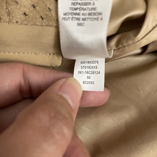 Zenergy by Chico’s Faux Suede Vest Perforated Full Zip Camel Brown sz 2 (large) - Picture 8 of 11