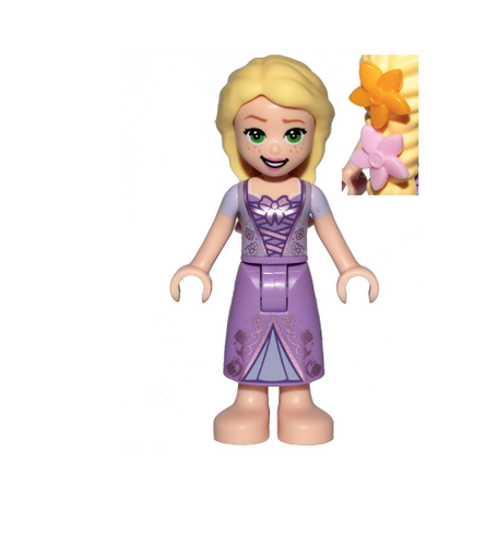 Lego Rapunzel 30391 with 2 Flowers in Hair Disney Princess Minifigure - Picture 1 of 2