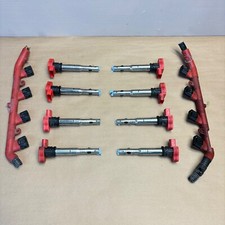 05-19 AUDI Q7 3.0L 3.2L 4.2L 5.2L V6 V8 ENGINE IGNITION COIL PACK SET WIRE PLUG