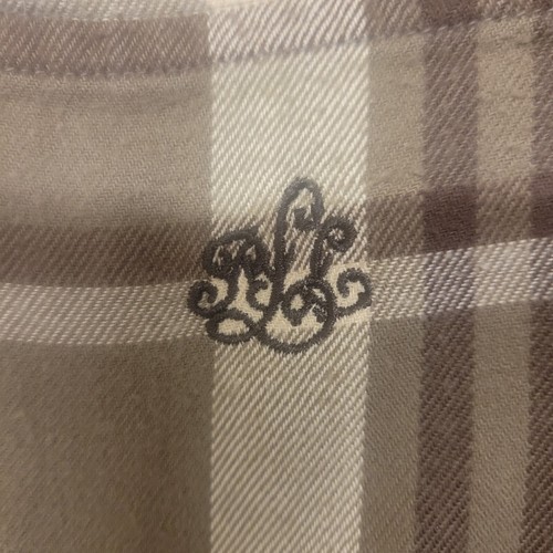 Ralph Lauren Flanelljacke Full Zip kariert braun Herren Large Hemdjacke - Bild 6 von 7