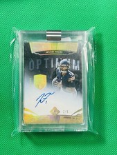 2021 Panini Eminence Optimum Justin Fields Rc Diamond Autograph Gold 2/5 Sick