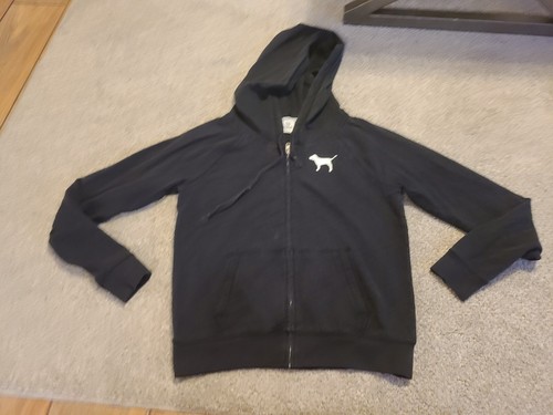 Victoria’s Secret schwarzes Sweatshirt mit Reißverschluss Damengröße Medium - Bild 1 von 6