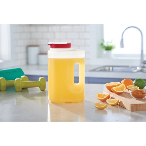 Rubbermaid Mixermate Leak-Resistant Pitcher, Clear, 3.8 Liter (1 Gallon),Plastic - Picture 5 of 6