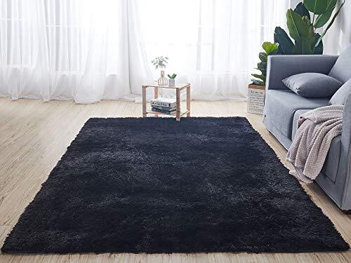 Soft Modern Indoor Shaggy Area Rug for Bedroom Livingroom Dorm Kids Room Home - Picture 7 of 7
