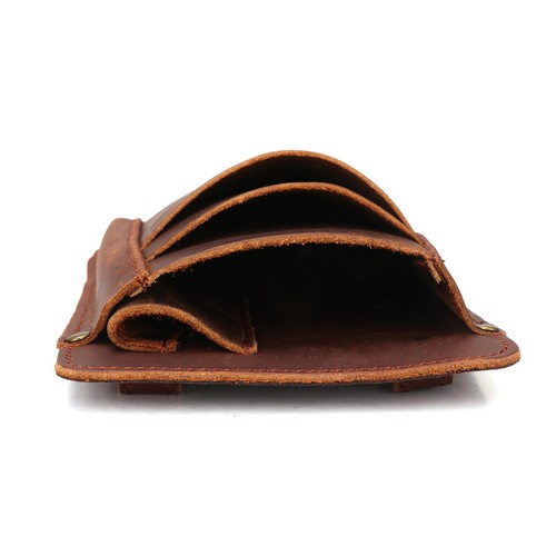 TOURBON Leather Garden Tools Storage Belt Pouch Phone Pouch Shoulder Bag Gift - Picture 11 of 24