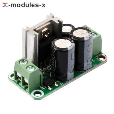 Single Regulated Power Supply Module DC 5/9/12/15/24V rectifier filter board 1A