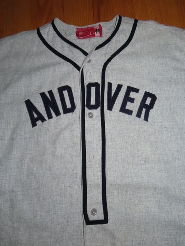 Vintage Rawlings Label - ANDOVER HIGH SCHOOL No. Baseball Trikot 66 Wolle Größe 44 - Bild 2 von 12