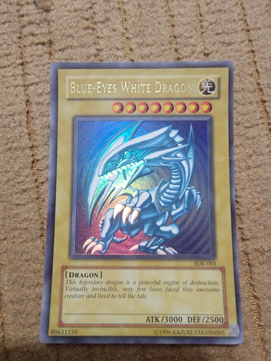 Yugioh Blue-Eyes White Dragon SDK-001 Ultra Rare 1st Edition Yugioh Blue-Eyes White Dragon SDK-001 Ultra Rare 1st Edition