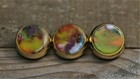 King/Conn Gold-Plated Trumpet Finger Buttons (3) Custom Accent #AB22
