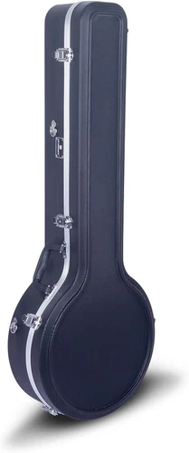Crossrock 5-String Resonator & Gibson Tenor Banjo Case-ABS Molded Hardshell